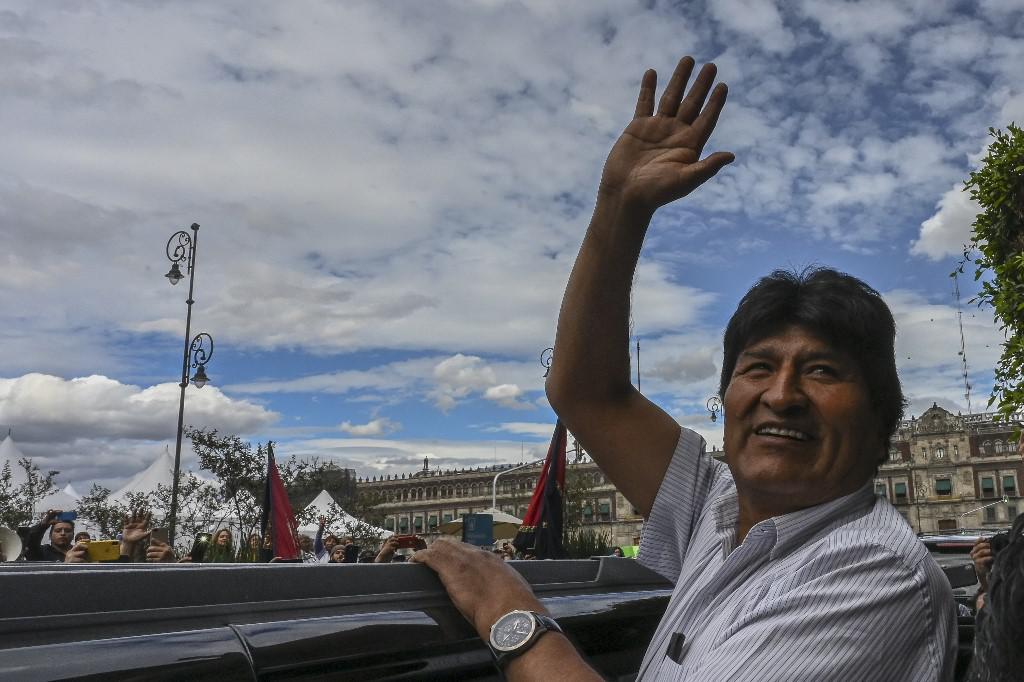 Bolivian ex-President Evo Morales. (Photo by PEDRO PARDO / AFP)