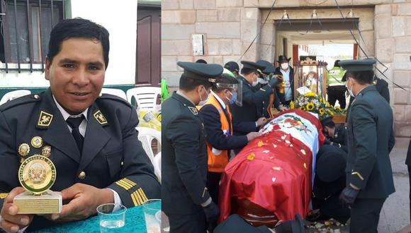 Cusco: Fallece policía que fue atacado por sujeto durante toque de queda. (Foto: composición / Juan Sequeiros)