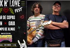 Mar de Copas, Bareto, Zen y otros artistas cantarán en el Rock’n Love Fest
