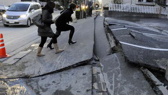 Terremoto habría desplazado unos 2,4 metros a Japón 