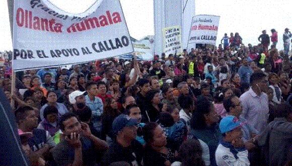Callao: Bronca en inauguración 
de la avenida Costanera
