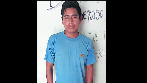 Solices Gonzales Sánchez (26) fue intervenido por agentes de la comisaría El Tablazo, en Tumbes.
