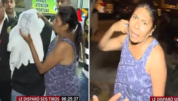 "Es mi hijo, yo lo he parido", grita madre en defensa de sujeto que baleó a empresario (VIDEO)