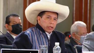 Pedro Castillo: protestan en exteriores de hotel donde se alojará en Washington 