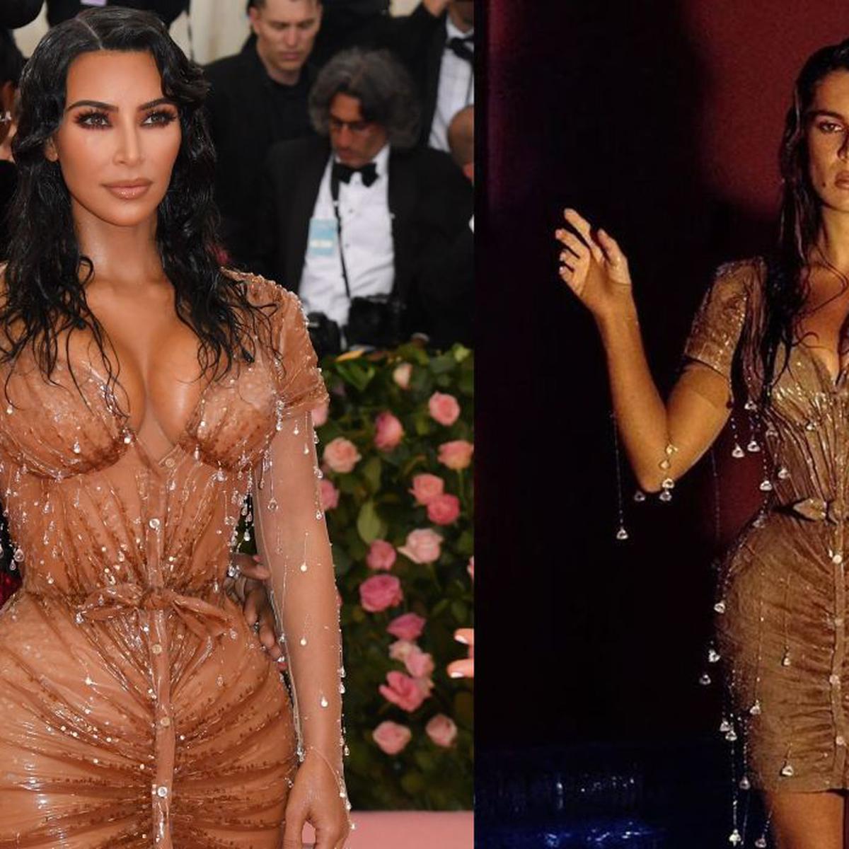 aritmética léxico pantalones Kim Kardashian elogia a diseñadora que replicó el 'vestido mojado' que usó  en el MET Gala 2019 con cinta de embalar | USA | EEUU | Estados Unidos |  España | Instagram | NNDC-NNES | OJO-SHOW | OJO