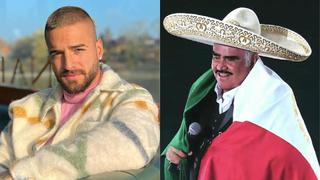 Maluma se despide de Vicente Fernández con emotivo mensaje: “Seguirás siendo el rey”