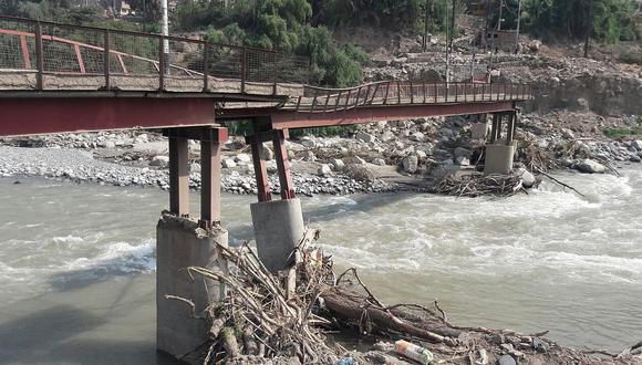 ​Chaclacayo: Vecinos piden rehabilitación del puente Javier Perez de Cuellar