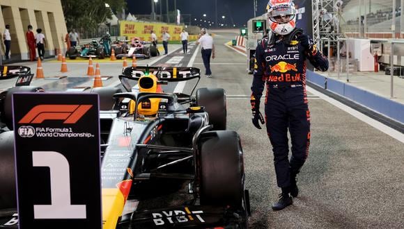 Max Verstappen de Red Bull ganó el GP de Bahréin, la primera carrera de F1 del 2023. Foto: AFP