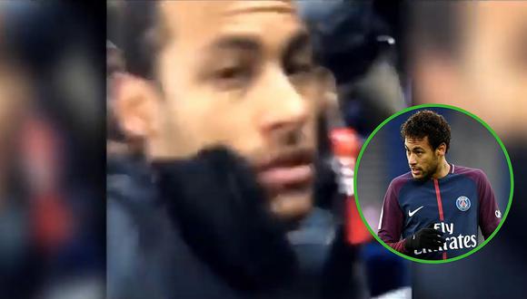 Neymar lanza puñetazo a hincha luego de perder la final de la Copa de Francia (VIDEO)