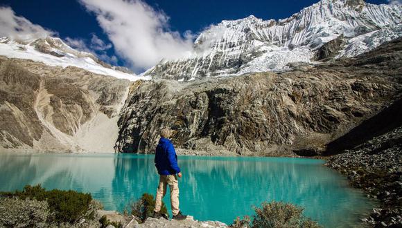 Laguna 69. Ubicada a 96 km de la ciudad de Huaraz, es uno de los principales atractivos del Parque Nacional de Huascarán, en la región Áncash. (Foto: Shutterstock)