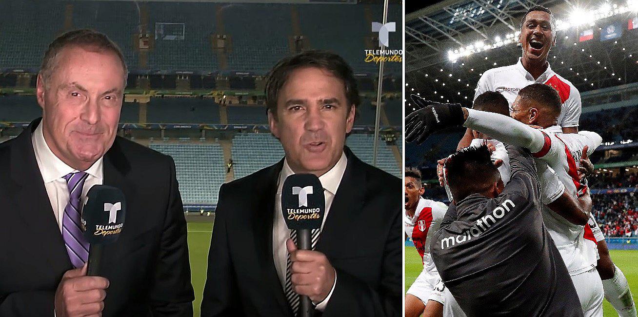 Periodistas de Telemundo elogian a Perú: "Fue el mejor partido de la Copa América"│VIDEO