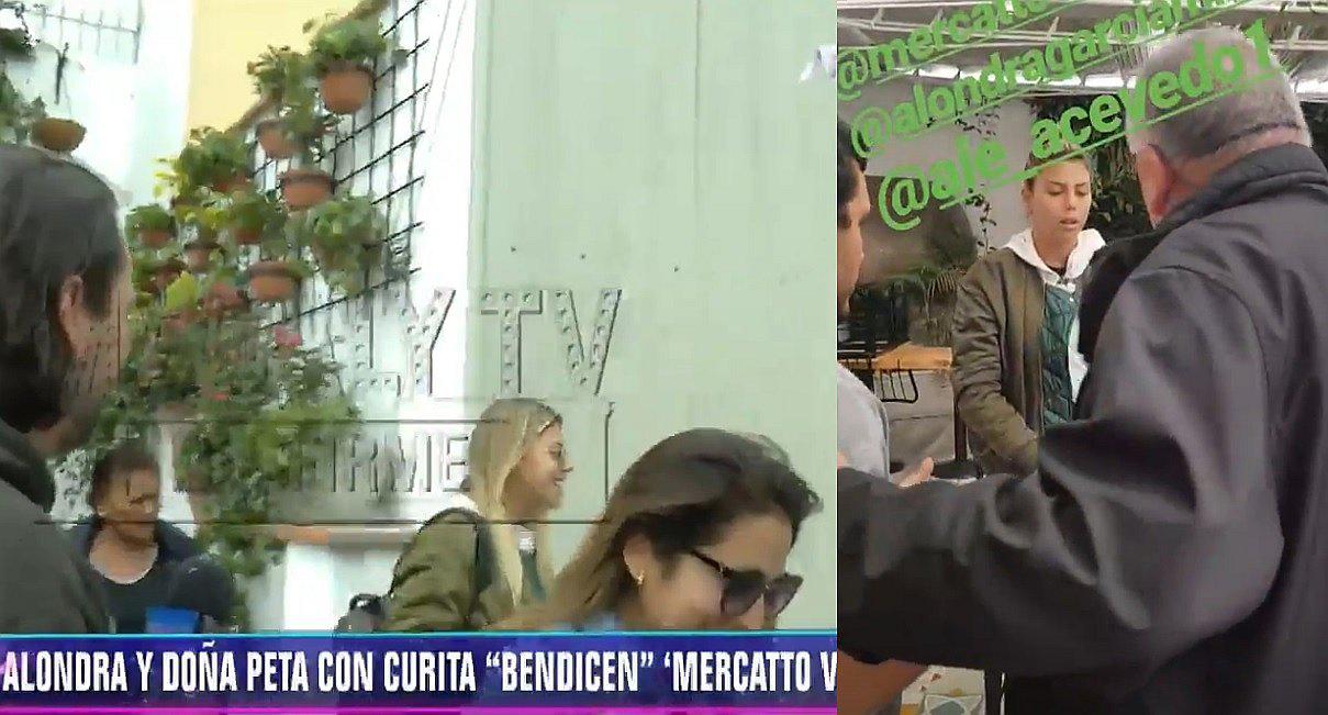 ​Doña Peta lleva cura para bendecir negocio de Alondra García Miró│VIDEOS