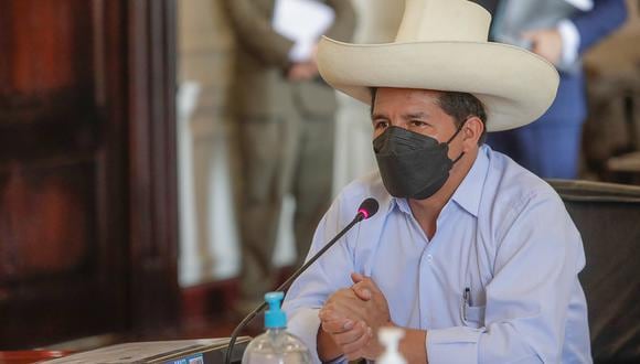 Pedro Castillo destacó el avance del proceso de vacunación contra el COVID-19 en lo que va de su gestión.  (foto: Presidencia)