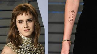 Oscars 2018: Emma Watson criticada por falta ortográfica en tatuaje