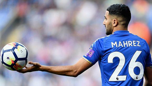 ​Mahrez busca dejar Leicester y fichar por Manchester City a precio de ganga