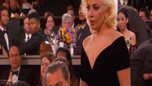 ¿Qué pasó entre Lady Gaga y Leonardo DiCaprio en los Globos de Oro 2016?
