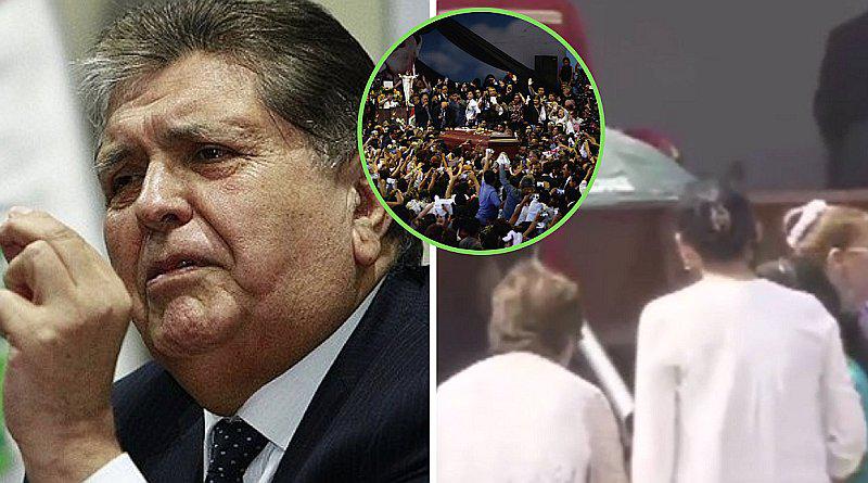 Mamá de Alan García acompaña a su hijo hasta el cementerio de Huachipa (VIDEO)