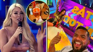 Sheyla Rojas se fue a celebrar con champagne tras anuncio de que Natalie Vértiz sería su reemplazo | VIDEO 