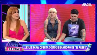 Leslie Shaw no se complica y dice que si su matrimonio con ‘El Prefe’ no funciona “nos divorciamos y ya” | VIDEO