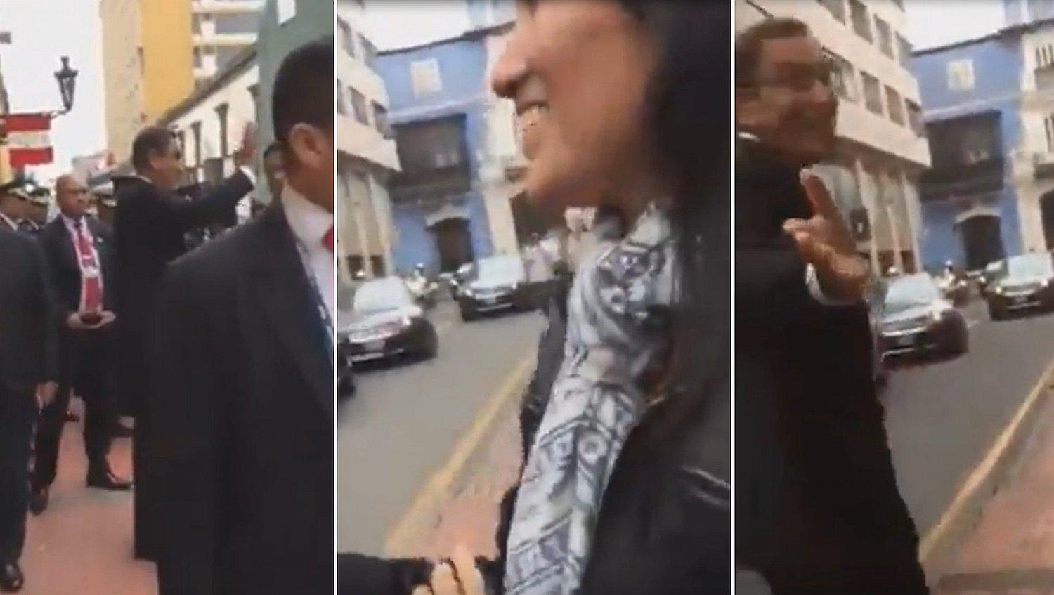 Alumnas encuentran a Martín Vizcarra en la calle y le piden que licencie su universidad│VIDEO