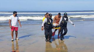 PNP rescata cadáver de mujer que fue arrastrada por corriente marina en playa de Ite, en Tacna