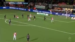 Sergio Peña cierra la goleada de Emmen en la Eredivisie con sutil definición│VIDEO