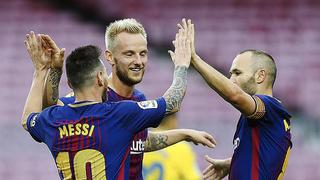 ​Barcelona, con doblete de Messi, golea a Las Palmas en cancha vacía (VIDEO)