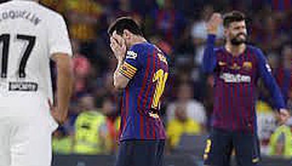 Barcelona, que es solo Messi, cae ante Valencia y pierde la Copa del Rey 