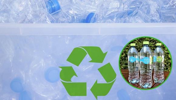 Conocida marca de agua produce la primera botella 100% hecha de plástico reciclado
