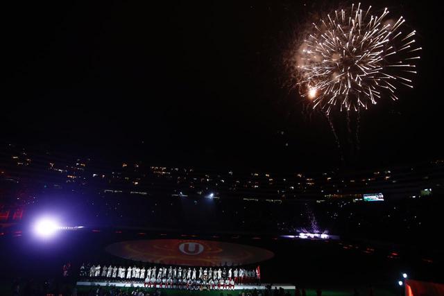 Noche Crema: Presentación de los jugadores de Universitario de Deportes en el estadio Monumental. (Fotos: Joel Alonzo/GEC)
