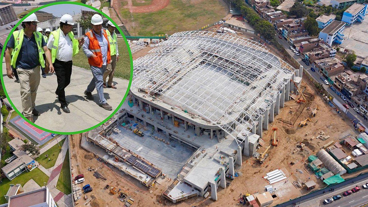 Dante Mandriotti supervisa el avance de las obras a siete meses de los Juegos Panamericanos 2019