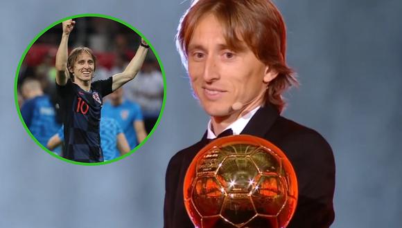 Luka Modric es elegido Balón de Oro 2018