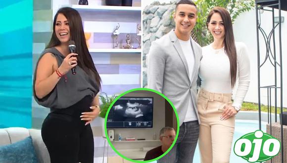 Cómo reaccionó Jesús Barco al escuchar los latidos de su bebé. Foto: (América TV | Instagram/@melissakluoficial).