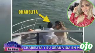 Isabel Acevedo es captada con misterioso hombre durante paseo en yate en Miami │VIDEO