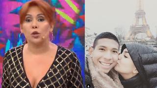 Magaly Medina cuestiona juventud de ‘Oreja’ Flores para casarse y dice “ojalá duren” | VIDEO