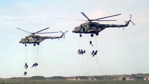 Fuerzas aerotransportadas de élite de Rusia en acción son muy poderosas (foto referencial).
