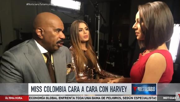 Miss Universo: Ariadna Gutiérrez y Steve Harvey se volvieron a ver las caras