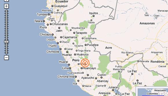 Sismo de 3.9 grados de magnitud remeció provincia de Satipo en Junín