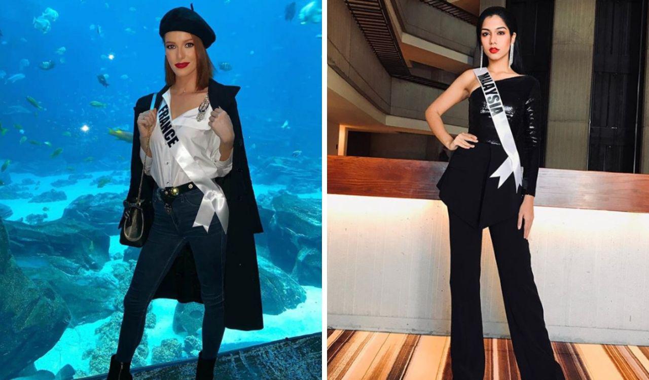 Miss Francia y Malaysia