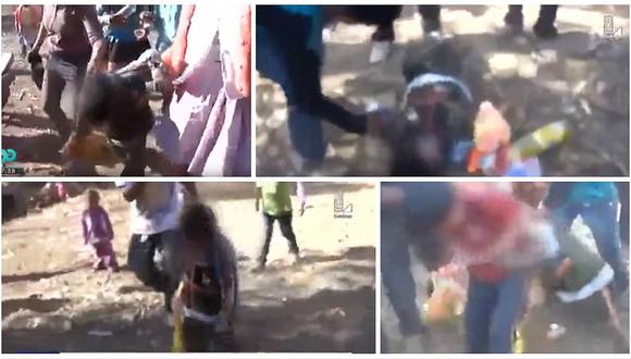 Huancavelica: graban a niños totalmente ebrios durante fiesta costumbrista (VIDEO)