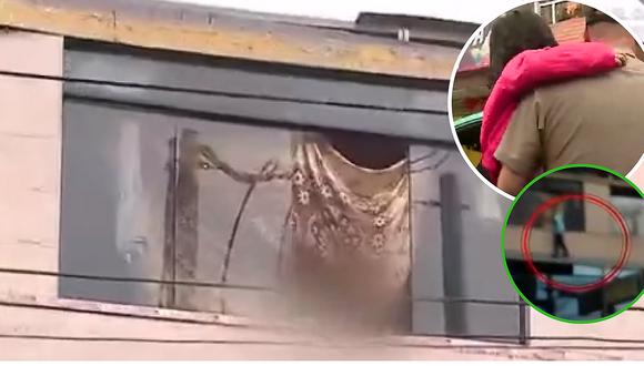 Cuatro niños arriesgan su vida al jugar al filo de una ventana de su casa (VIDEO)