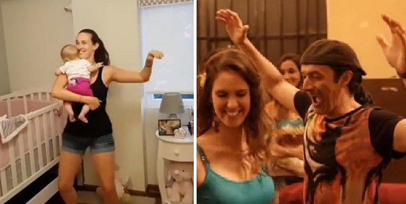 Emilia Drago enternece Instagram bailando con su bebé canción de 'Asu Mare' (VIDEO)