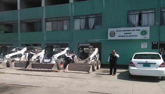 Santa Anita: Recuperan tractores robados en colegio Perú-Japón 