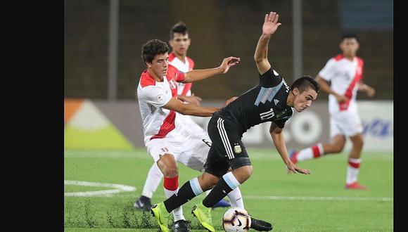 Selección peruana sub-17 empata 0-0 ante Argentina por la hexagonal del Sudamericano
