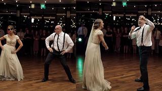YouTube: novia y su padre realizan divertida coreografía y son un éxito en redes (VIDEO) 