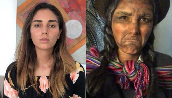 La deportista peruana se defendió de las acusaciones que hay en su contra insistiendo que pintarse la cara no es racismo.