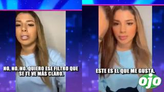 Yahaira Plasencia no se da cuenta que está en vivo y pide filtro que la “aclare”: “Este es el que me gusta” | VIDEO