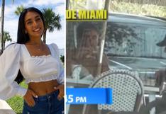 Vania Bludau es ‘ampayada’ almorzando con misterioso galán en Miami 