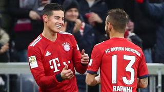 James muestra su mejor versión con el Bayern para que lo compren
