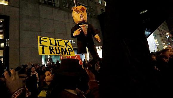 Protestas violentas se desatan en EEUU por elección de Donald Trump